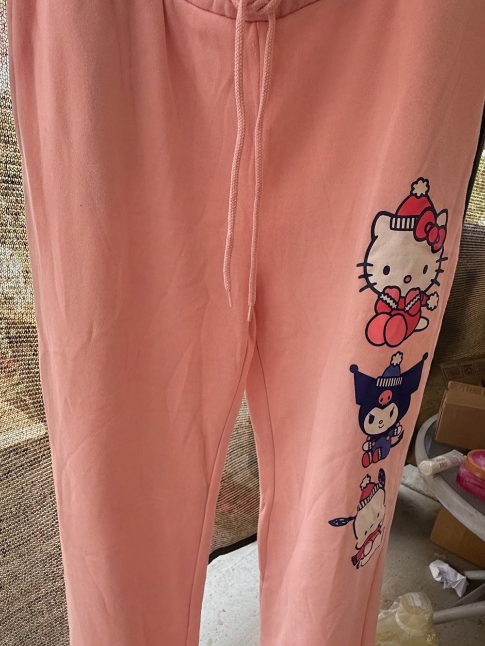 Sanrio Soft Pink Hello Kitty & Friends Bottoms. Buttery Soft. Mid weight.